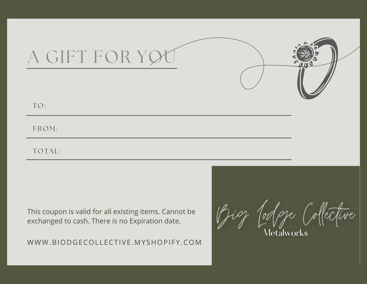 Big Lodge Collective gift card