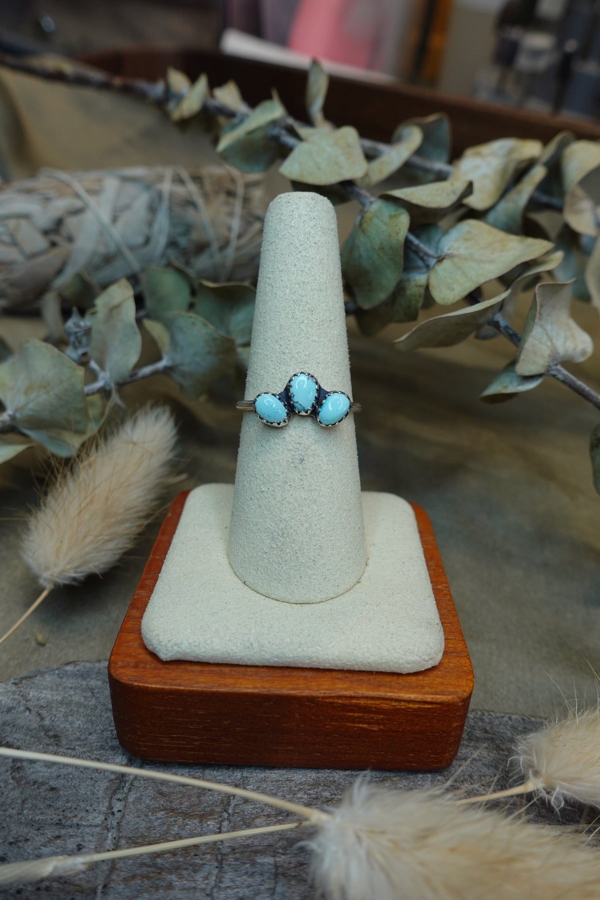 Turquoise Cluster Ring