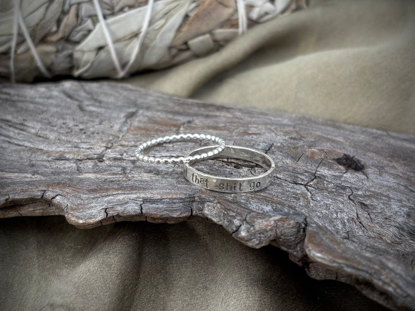 Swearable Stacker Set- "Let that sh*t go" Edition