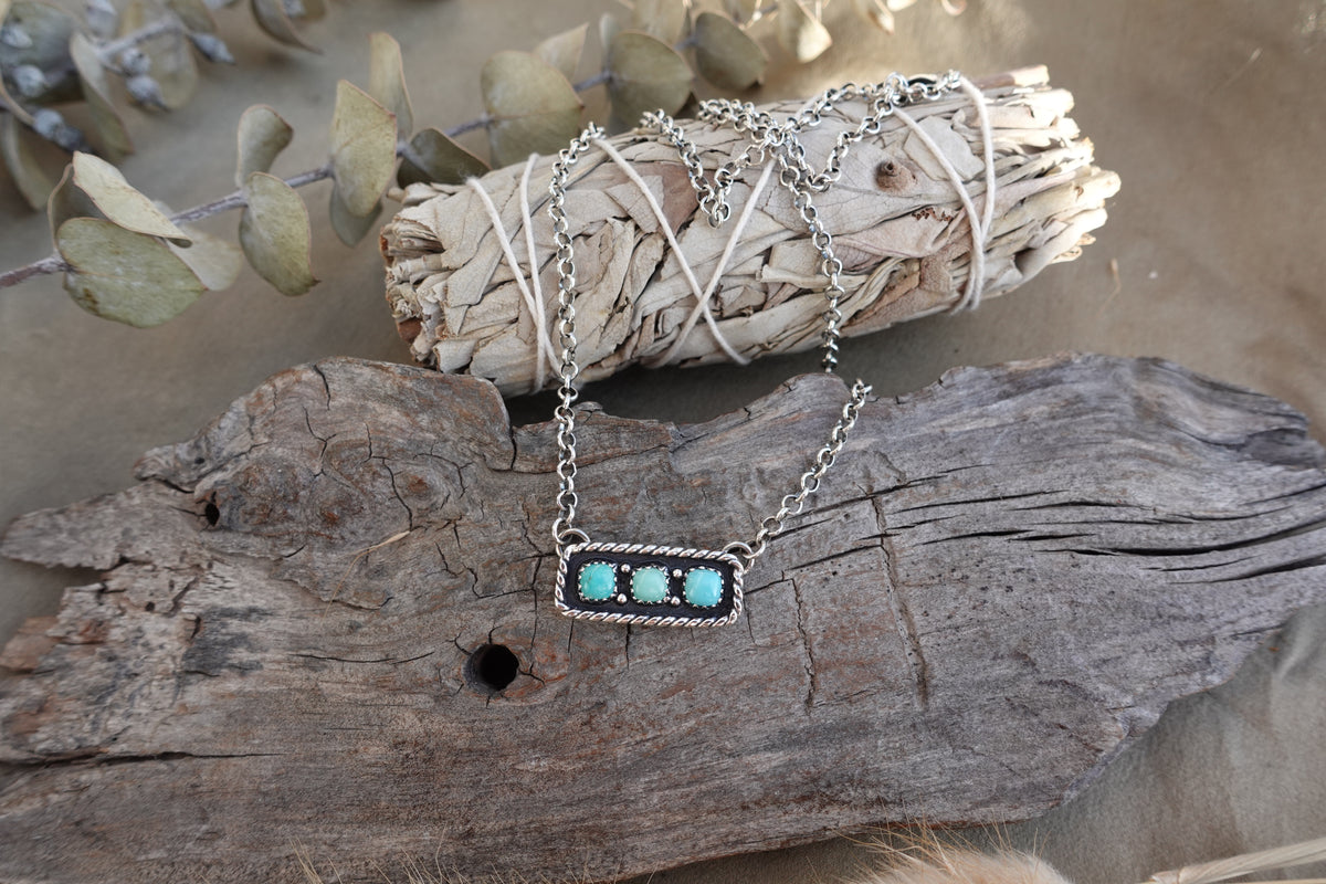 Triple Turquoise Necklace