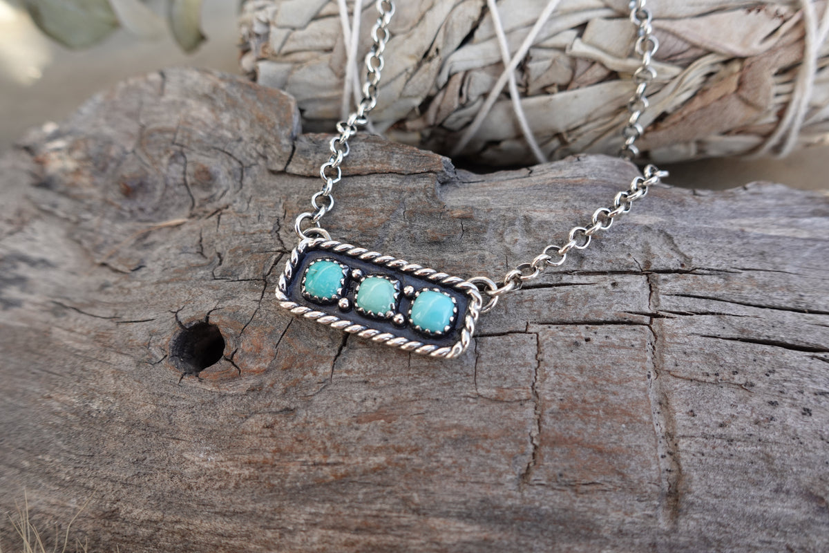 Triple Turquoise Necklace