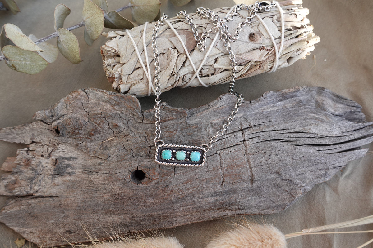 Triple Turquoise Necklace