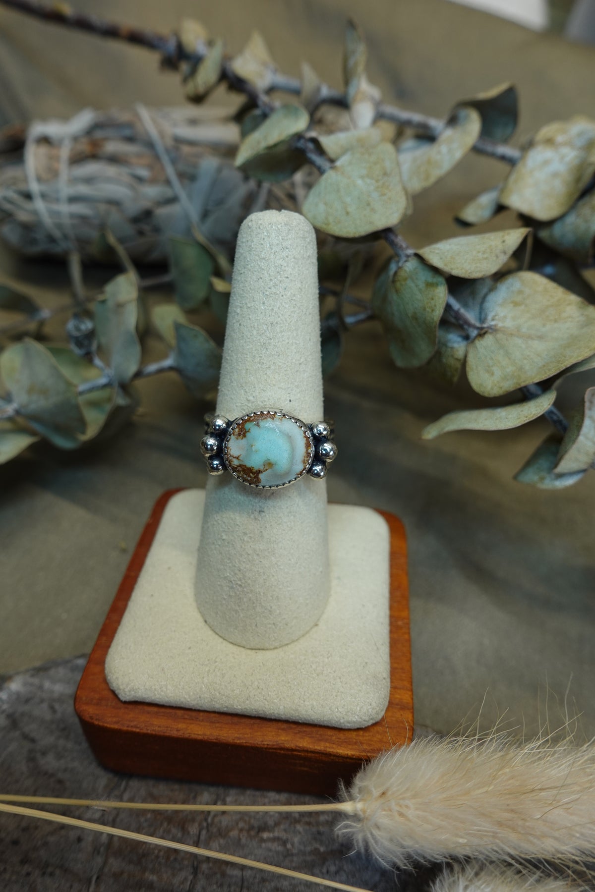 Natural Golden Hills Statement Ring
