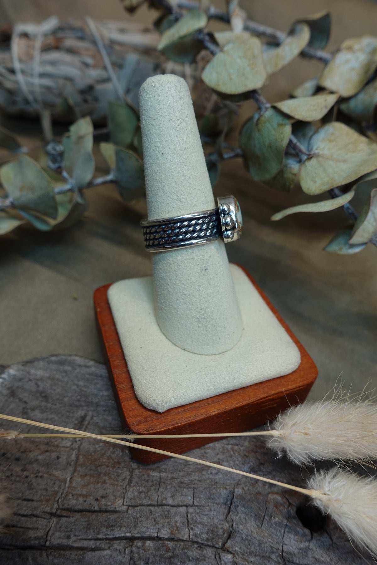 Natural Golden Hills Statement Ring