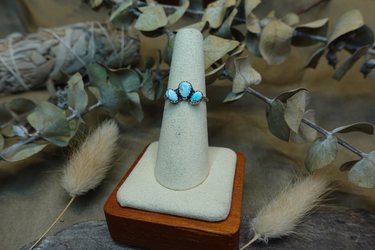 Turquoise Cluster Ring