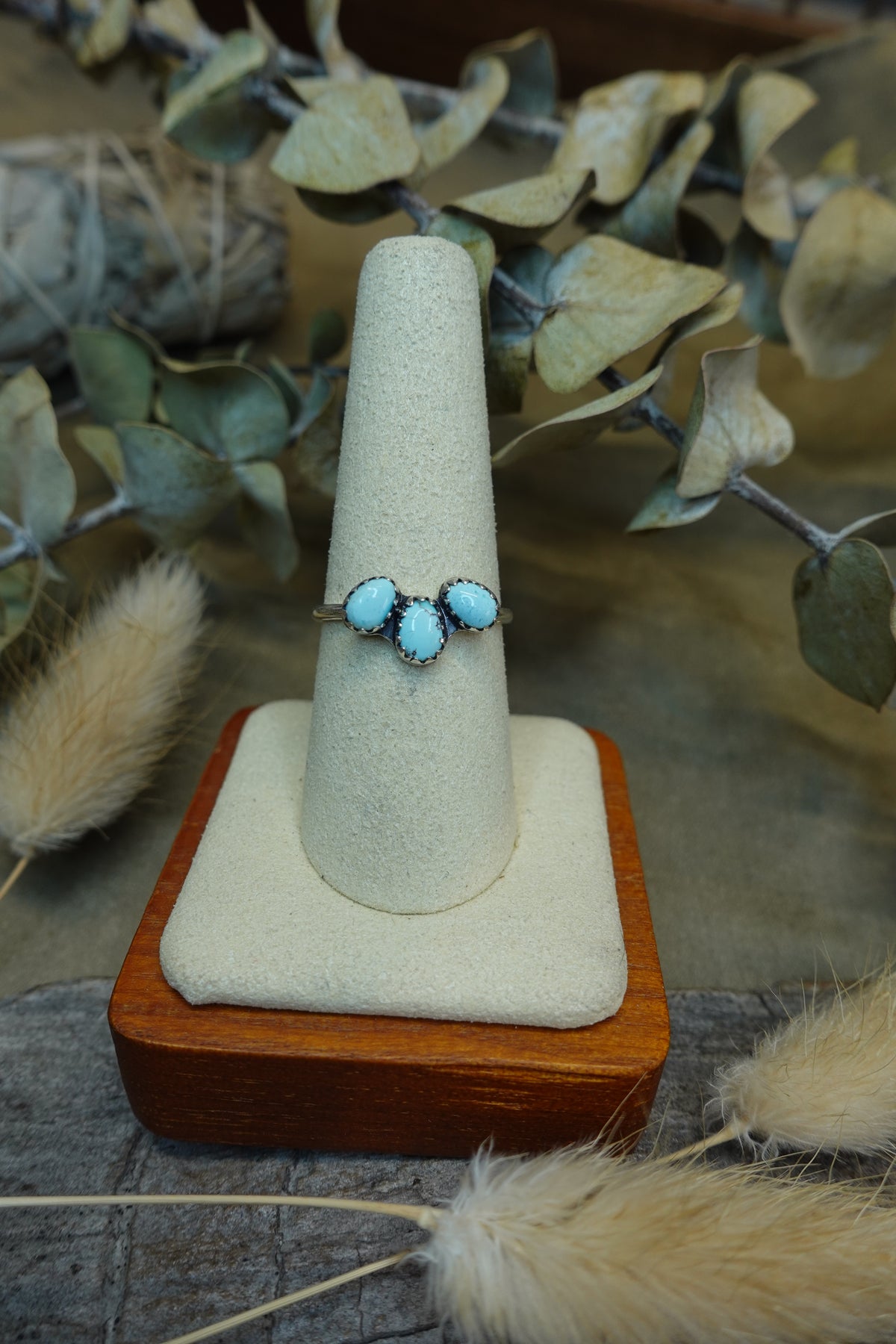 Turquoise Cluster Ring