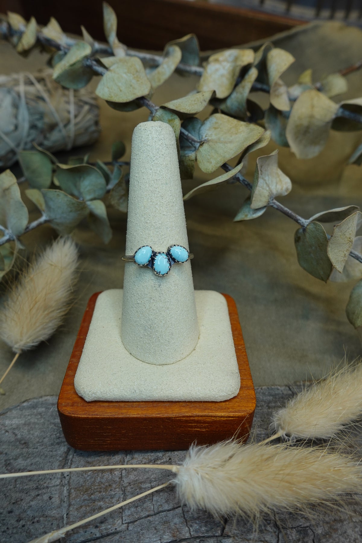 Turquoise Cluster Ring