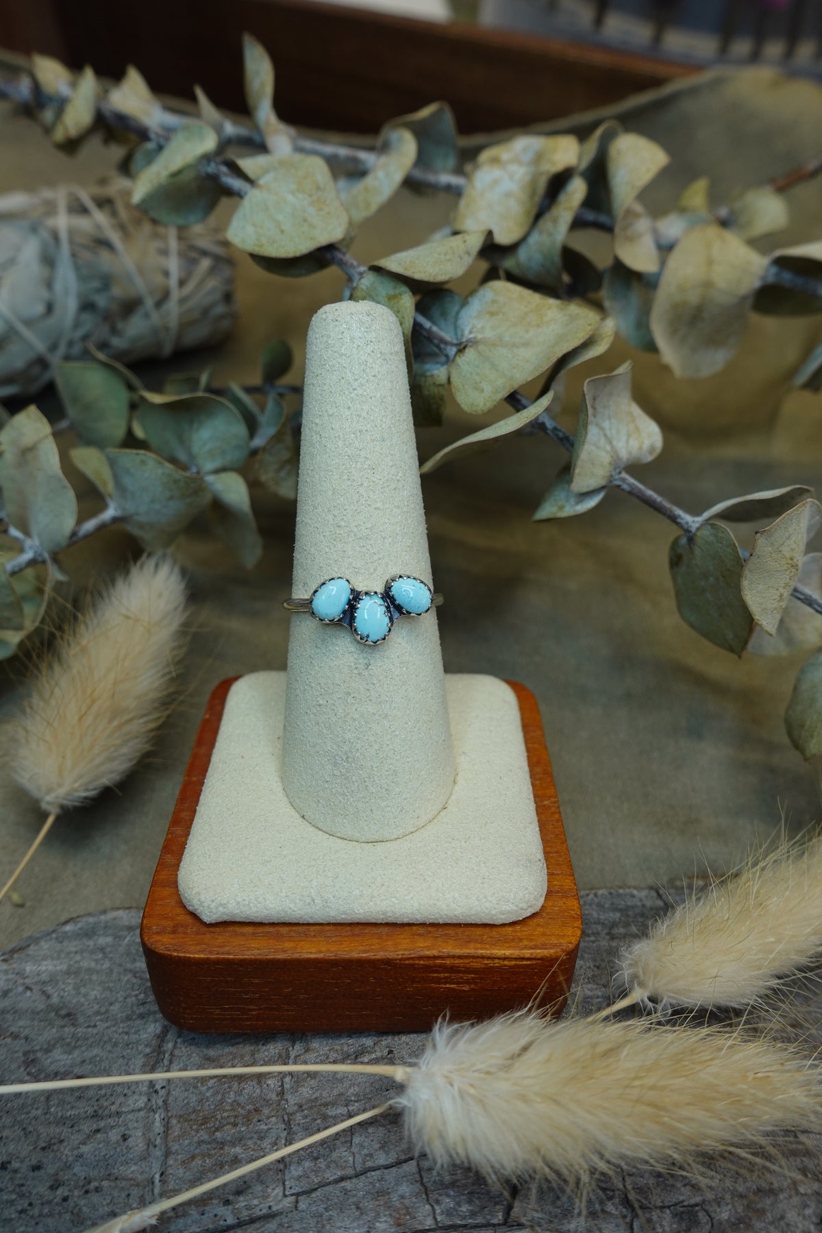 Turquoise Cluster Ring