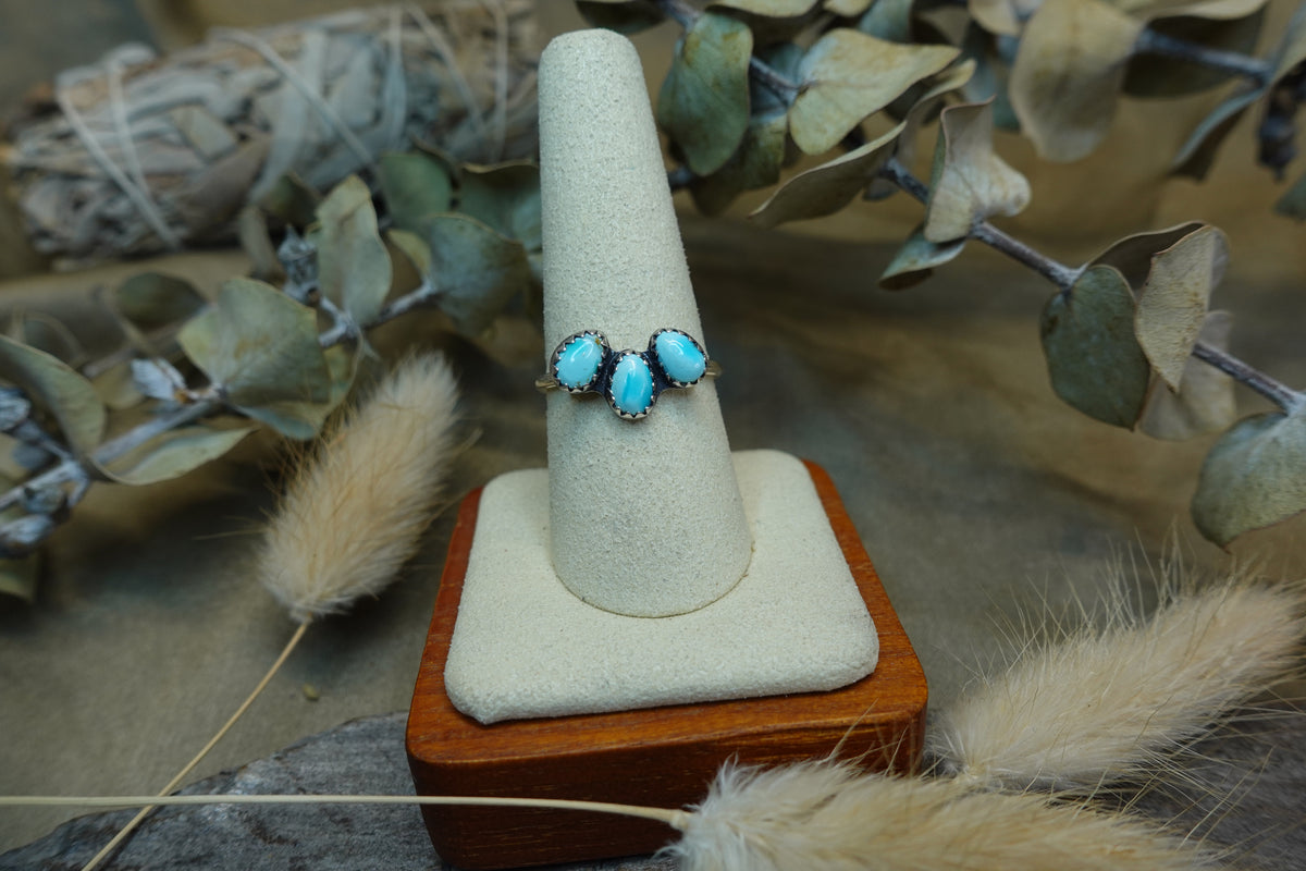 Turquoise Cluster Ring