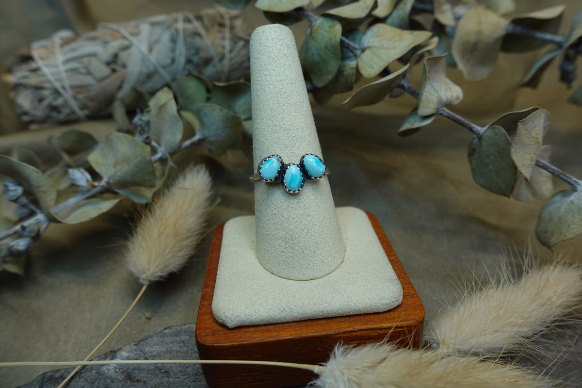 Turquoise Cluster Ring