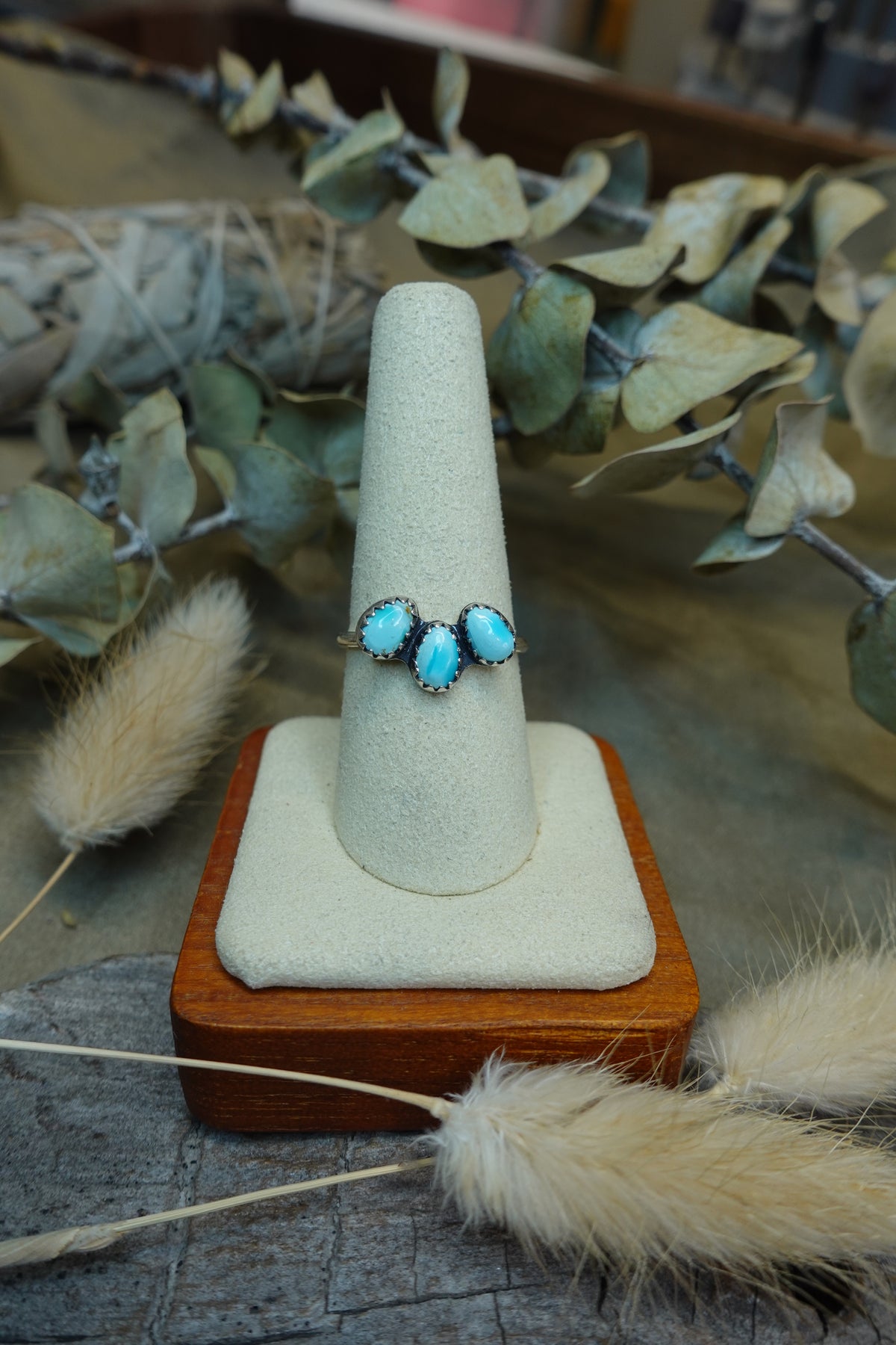 Turquoise Cluster Ring
