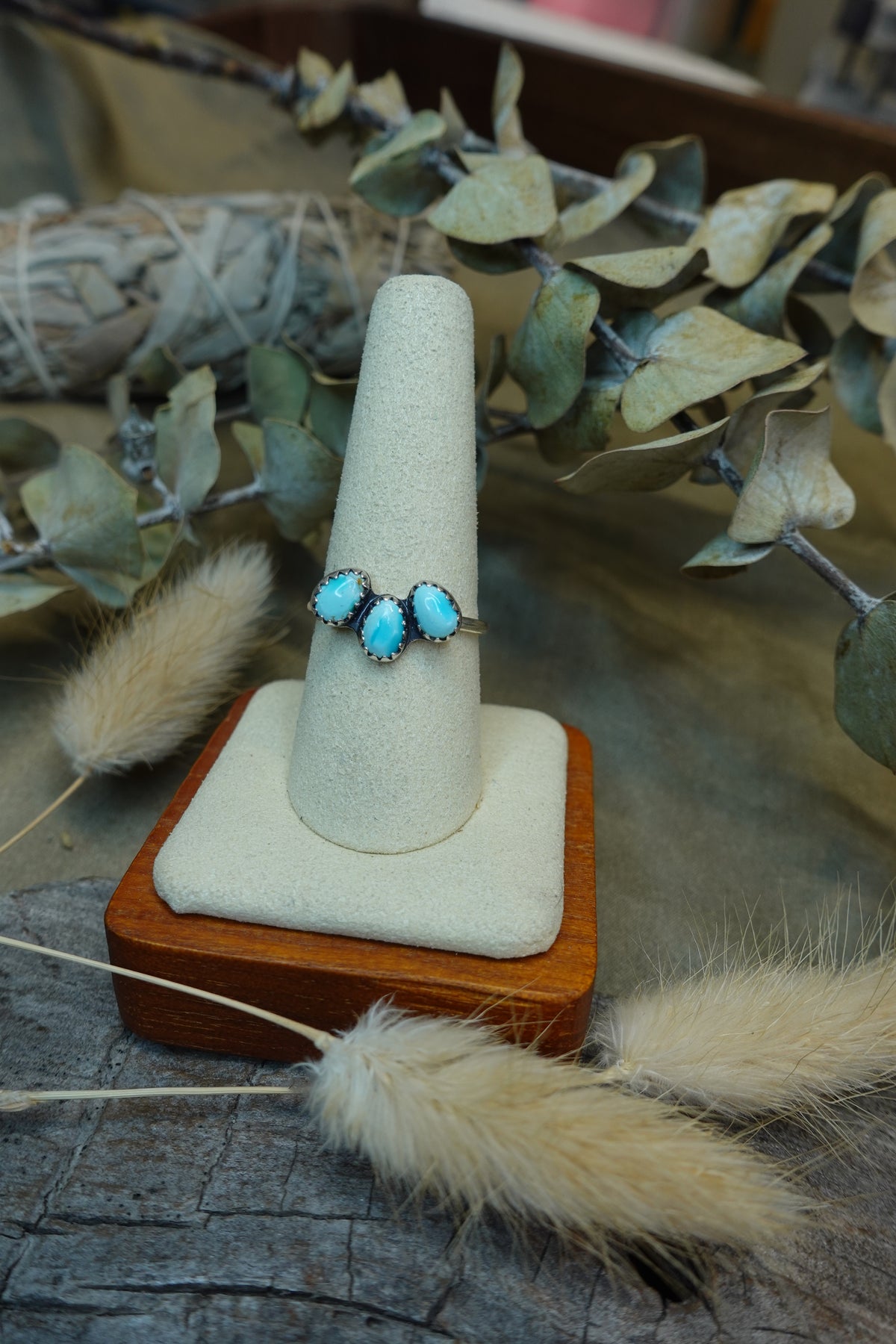 Turquoise Cluster Ring